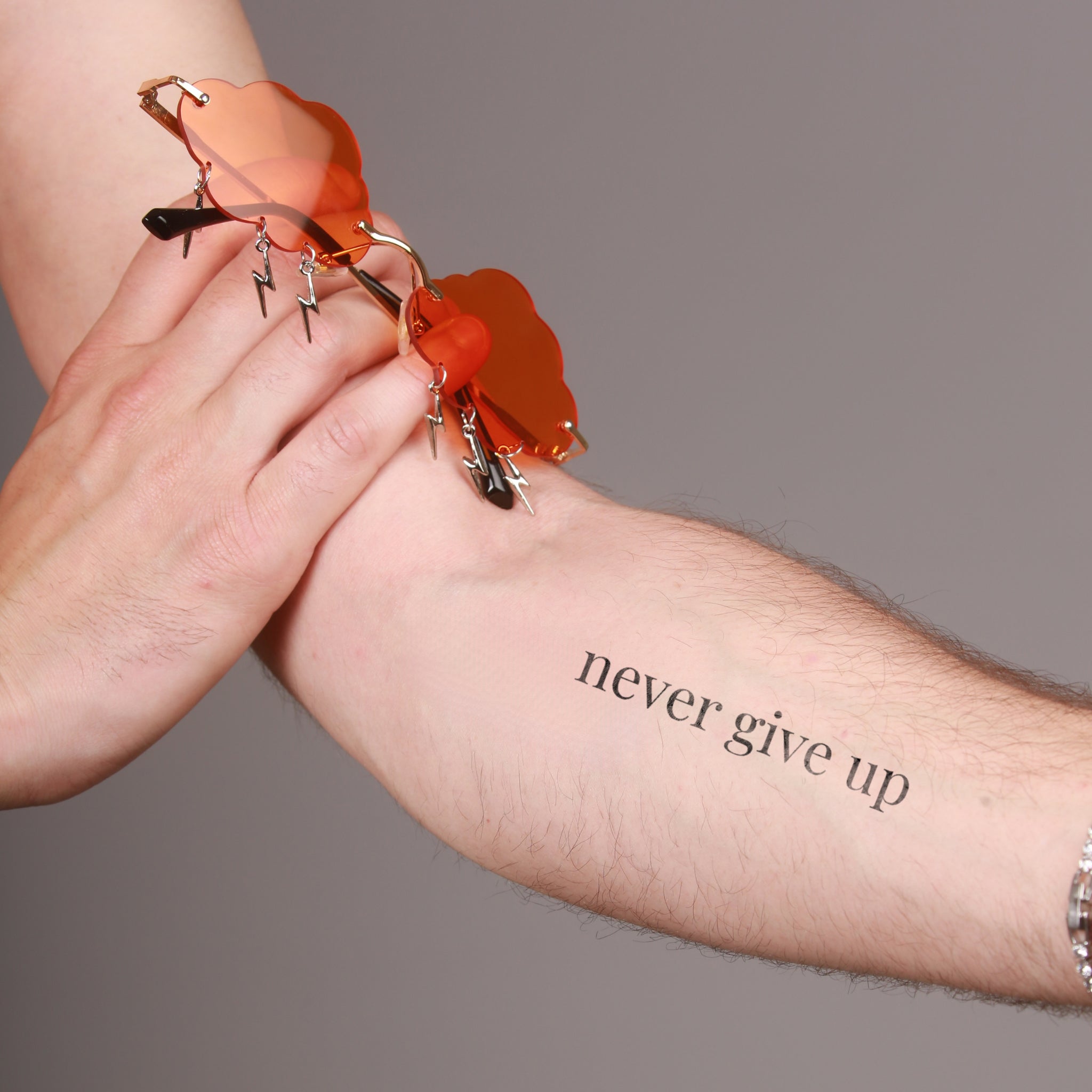 never give up tattoo ideas
