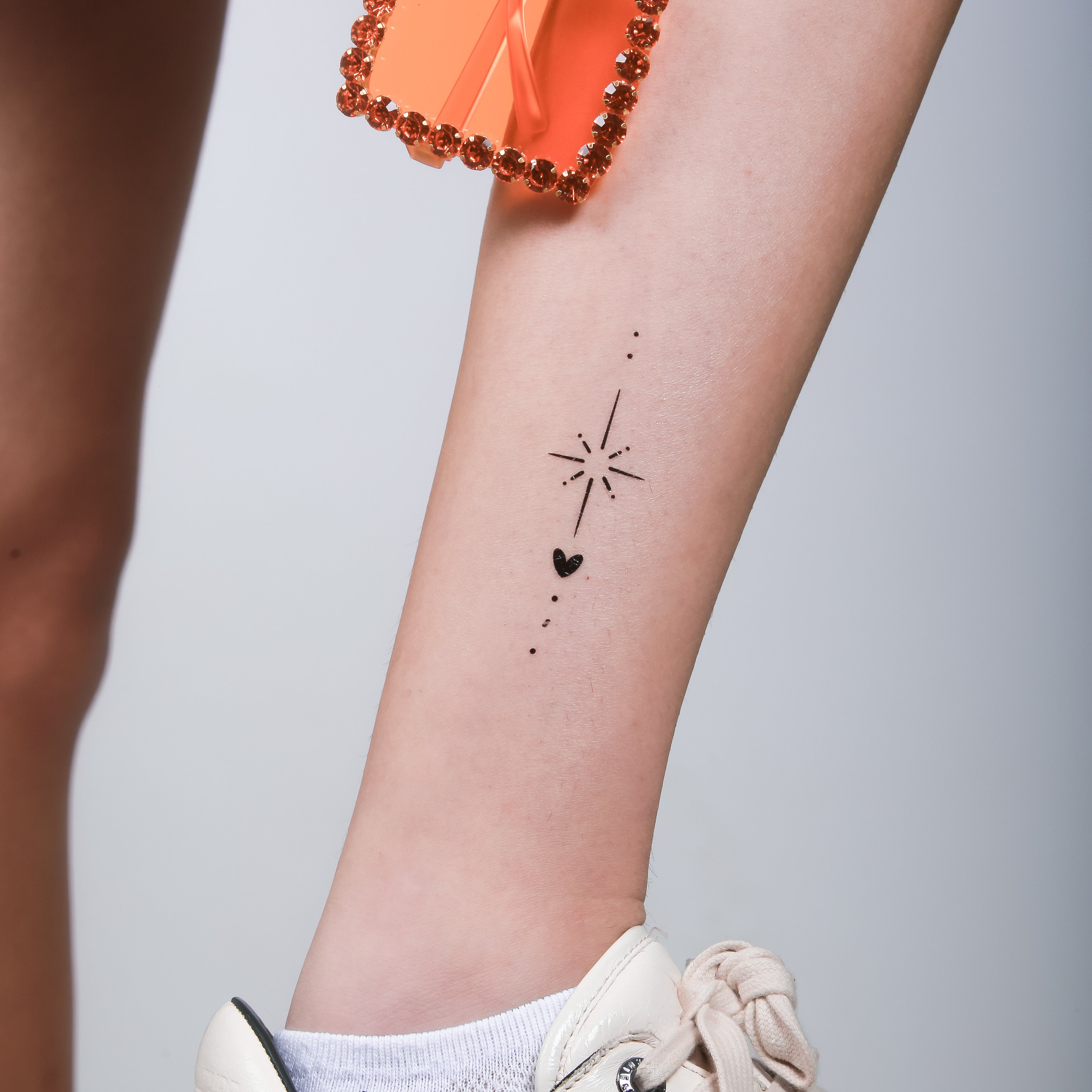 Flash Tattoo | Tatouage éphémère coeur et patte de chien
