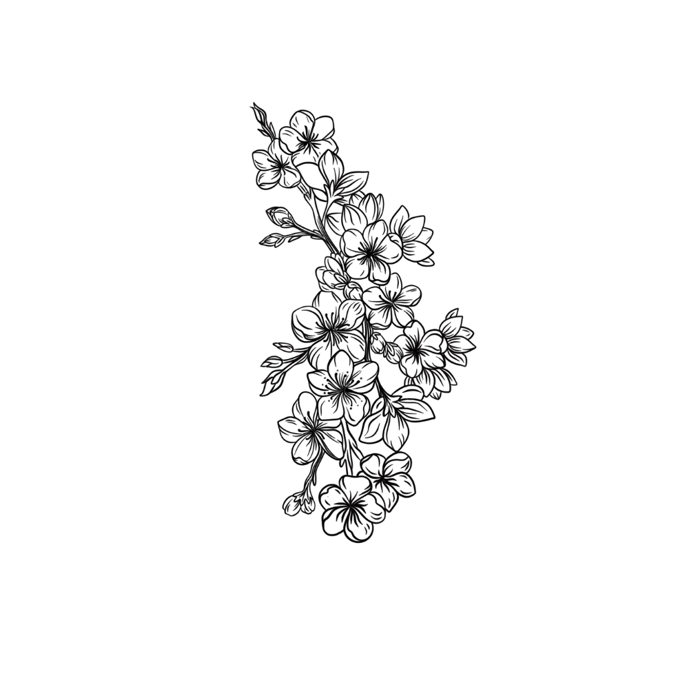 Tatouage fleur de cerisier