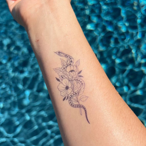 Serpent Floral Enchanté