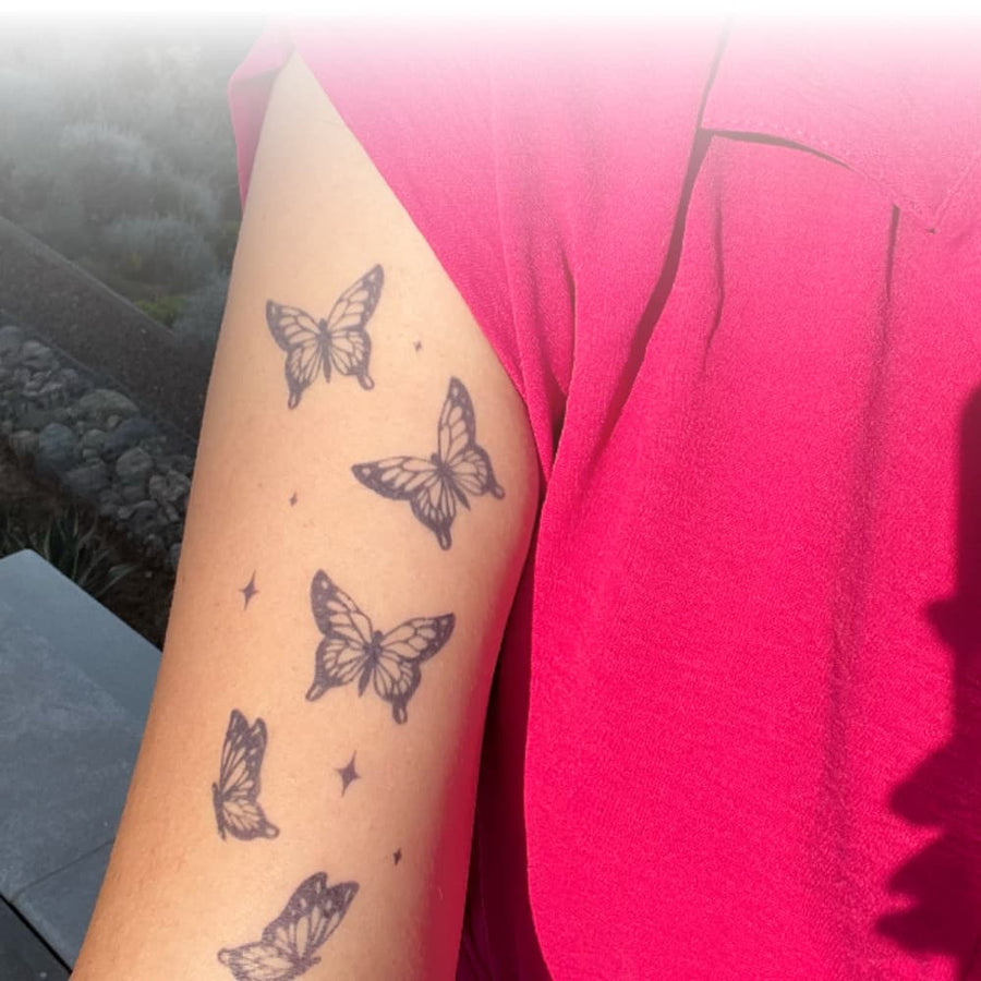 Tatouage collection papillon