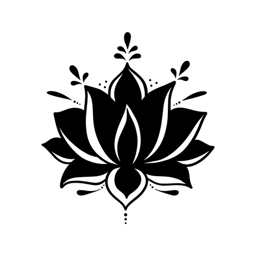 Fleur de lotus minimaliste
