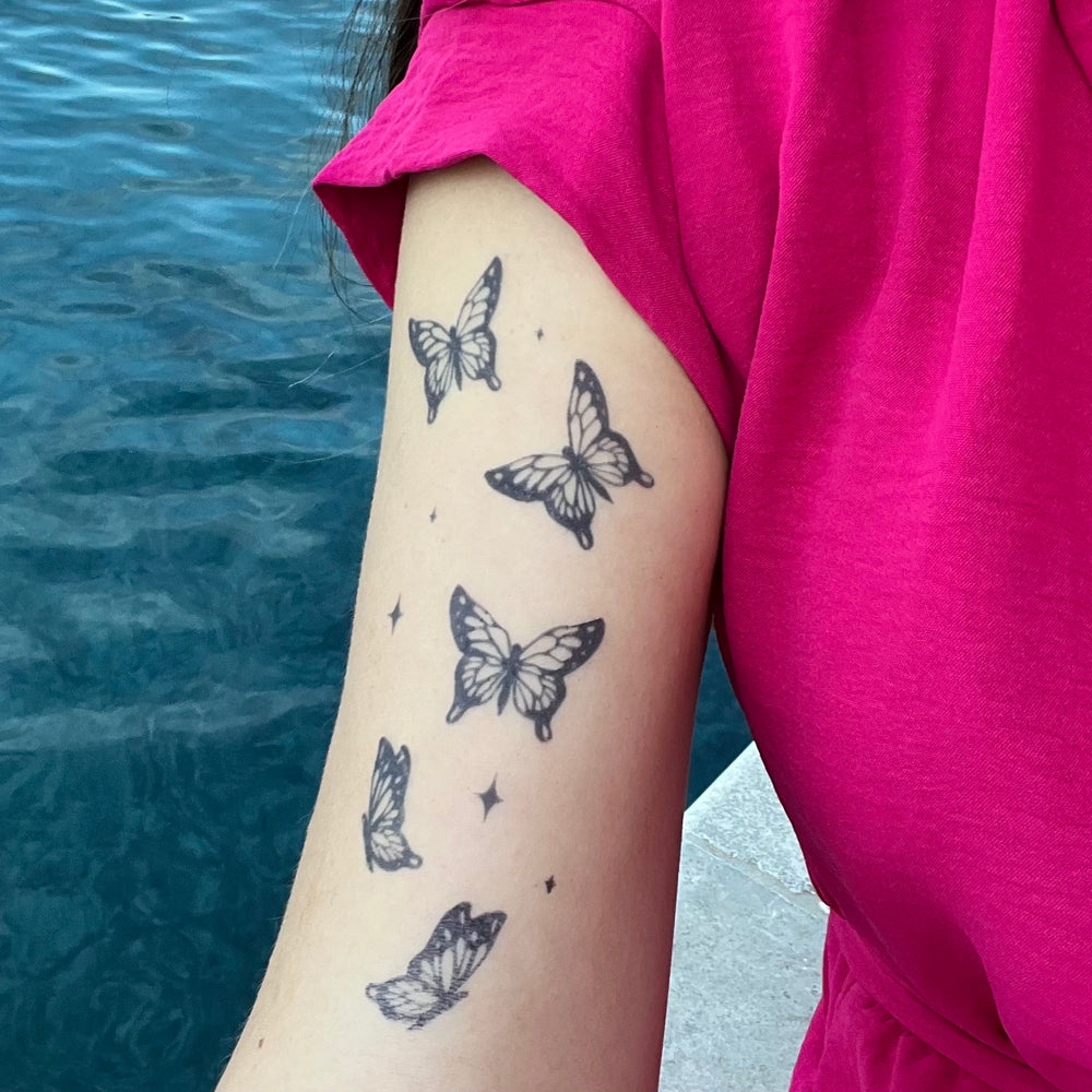 tatouage temporaire papillons inspiration liberte et transformation