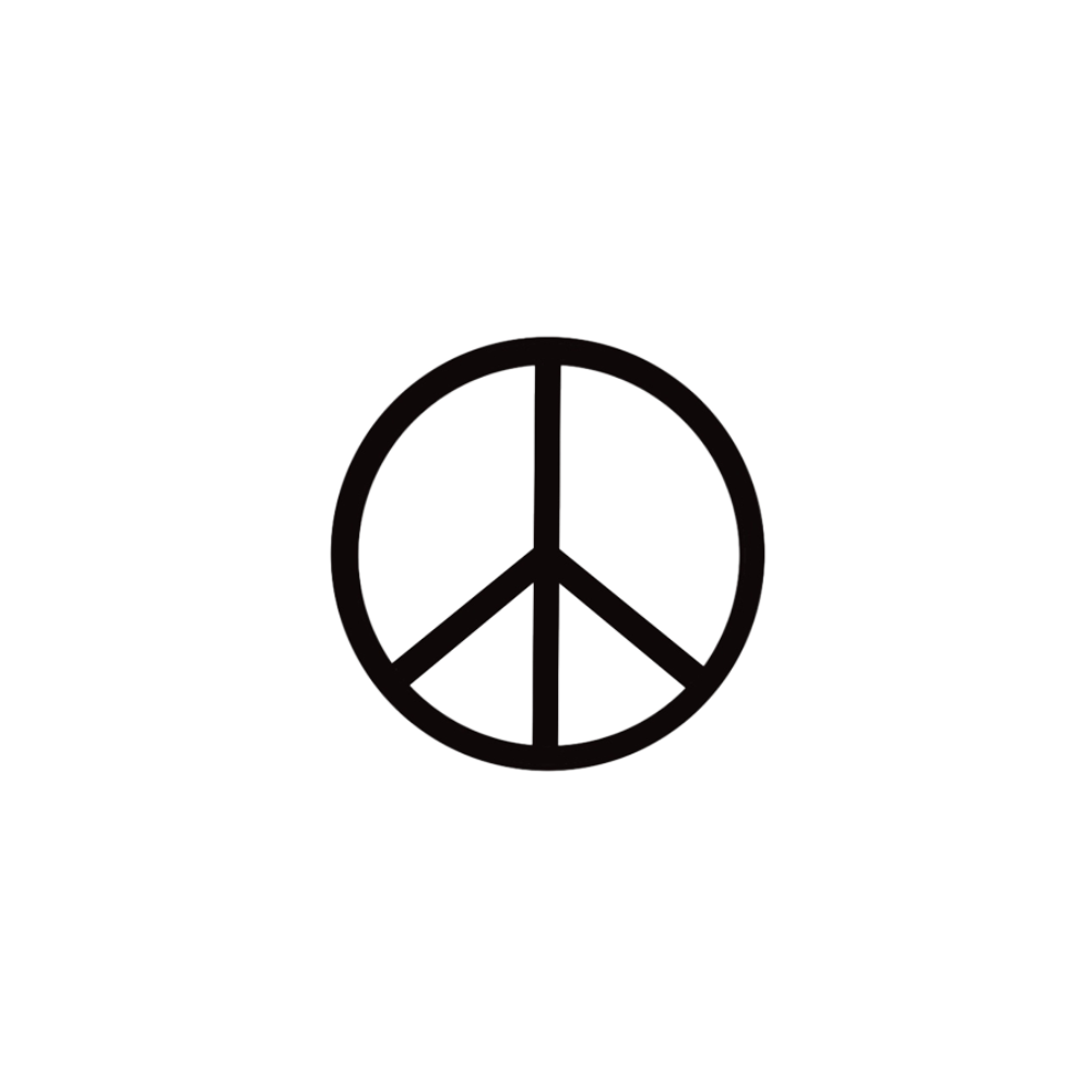Tatouage peace and love