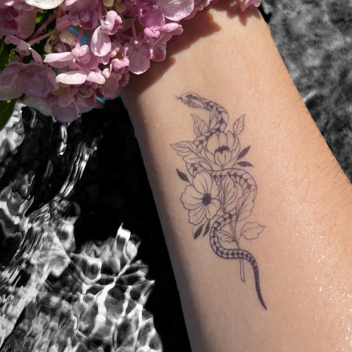 Serpent Floral Enchanté
