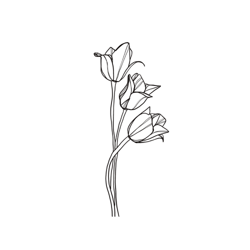 Tatouage tulipe