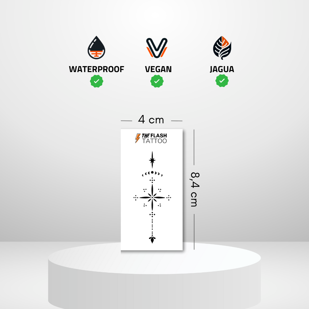 Tatouage étoile filante pour femme idéal poignet ou cheville