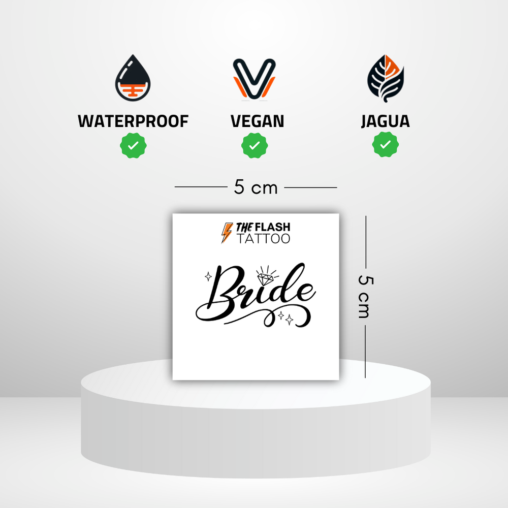 Tatouage mariage idéal les futures mariées ou comme cadeau pour un EVJF