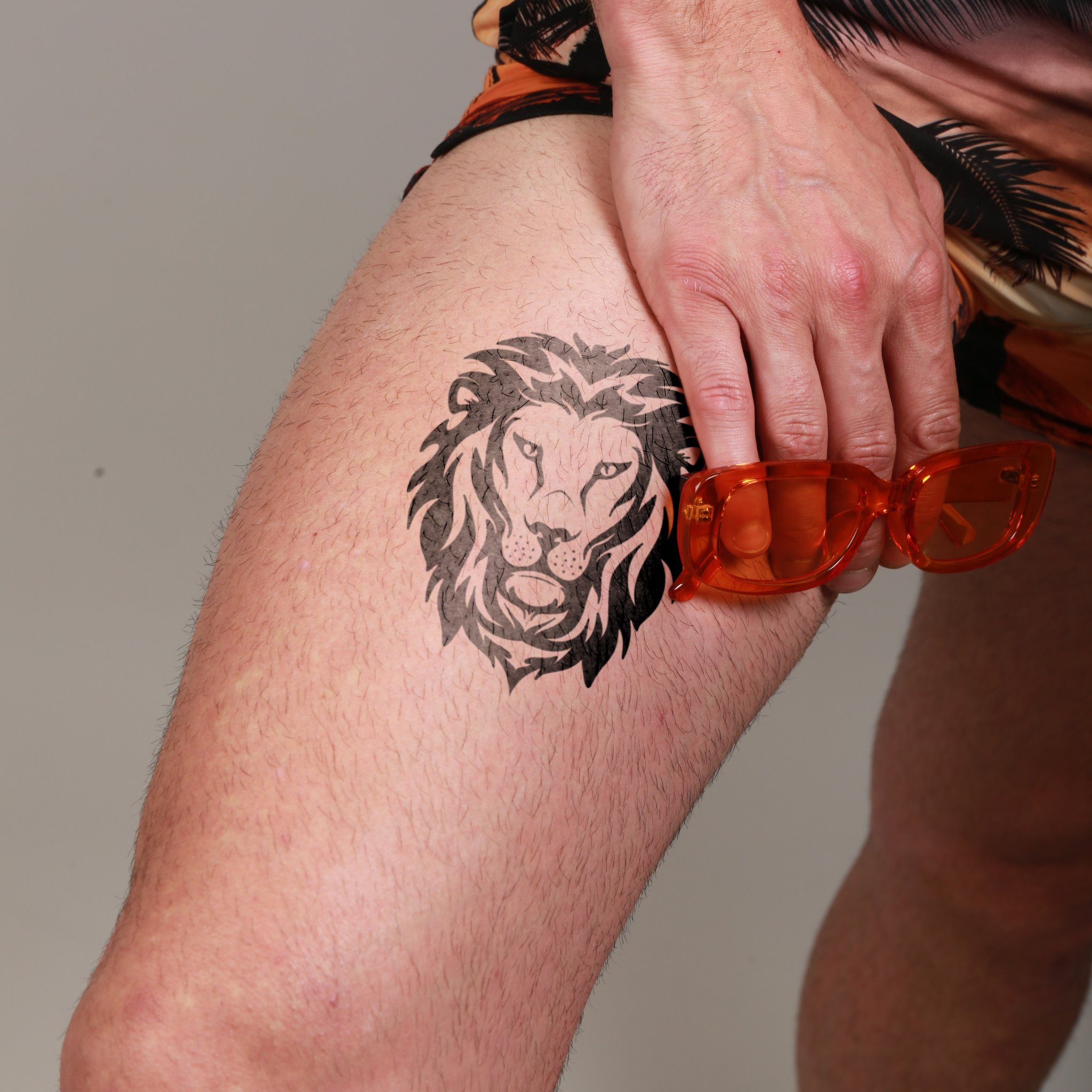 Detroit Lions Temporary Tattoo Sticker - OhMyTat