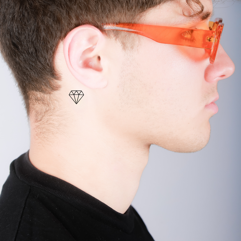 Flash Tattoos Diamond Temporary tattoo