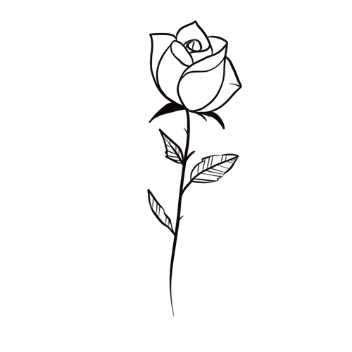 Little rose tattoo