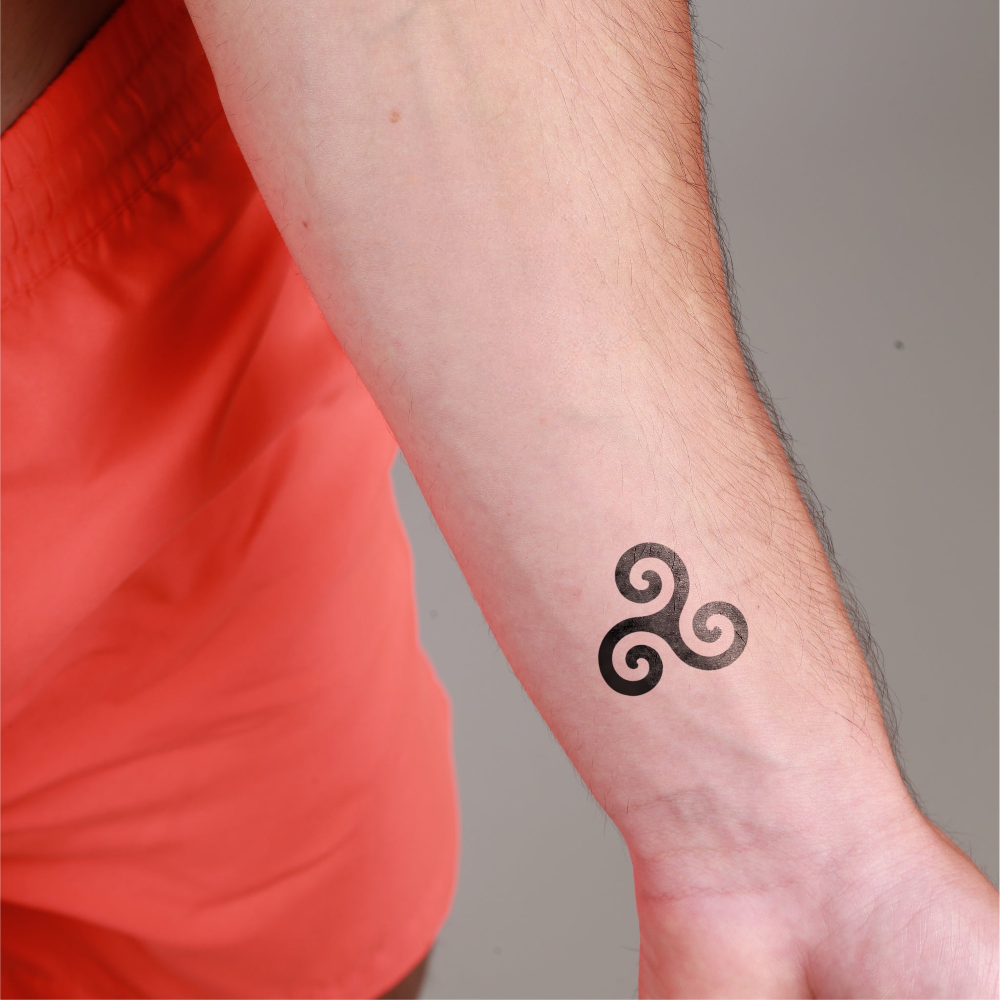 Amazon.com : Triskele Triskelion Triple Spiral Celtic Symbol Temporary  Tattoo Water Resistant Fake Body Art Set Collection - Purple (One Sheet) :  Beauty & Personal Care