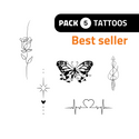 Kit Déguisement Día De Los Muertos – 1 Serre-tête Fleuri, 1 Col Rose Noir, 2 Autocollants Tête De Mort, 1 Autocollant Pierre Précieuse | Pour Halloween, Carnaval - 3