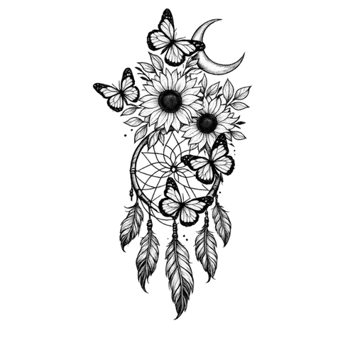 Sunflower dream catcher