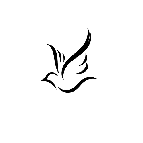 Colombe minimaliste