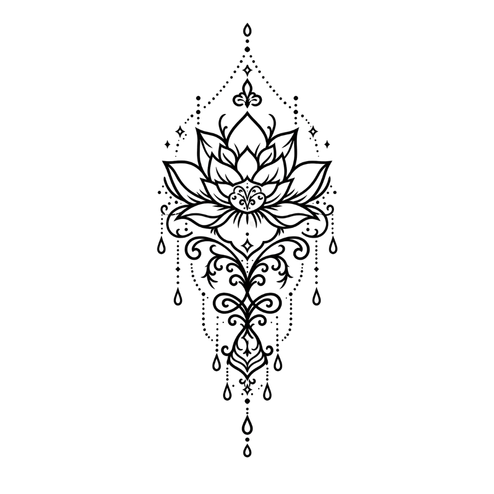 Lotus mandala sacré
