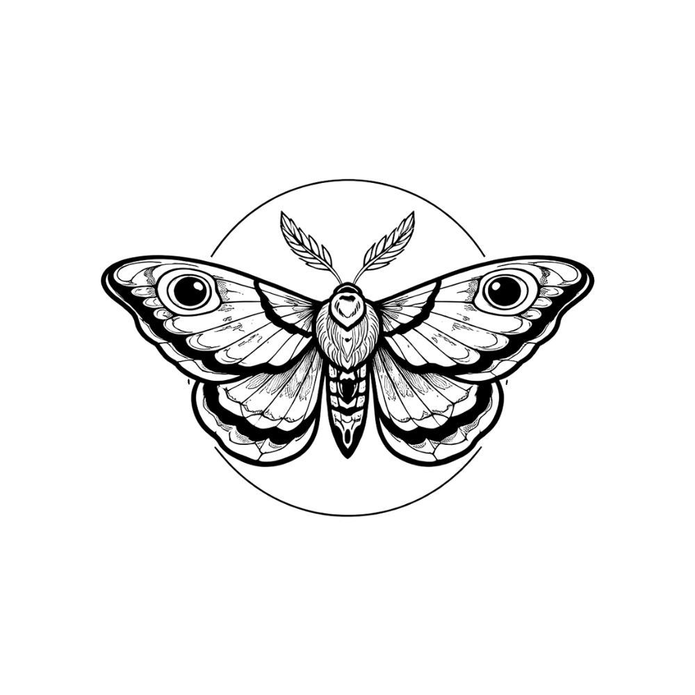 Tatouage papillon de nuit