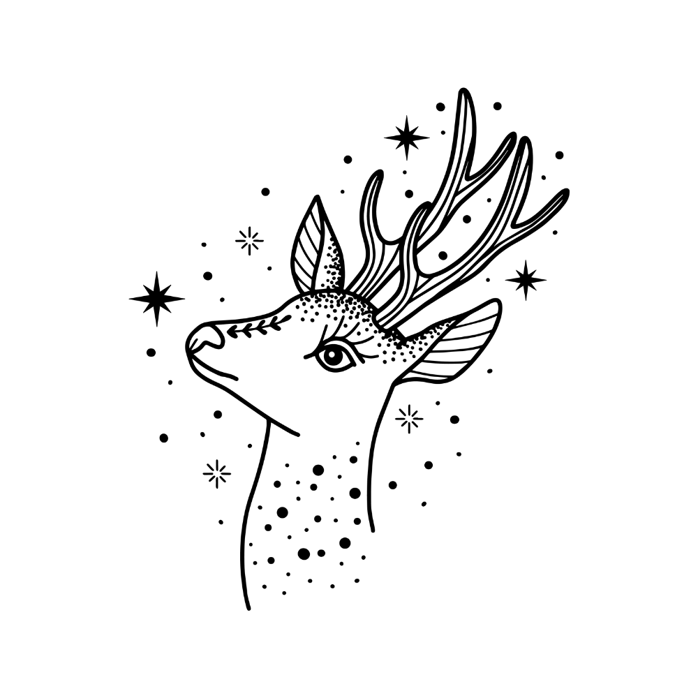 Deer tattoo