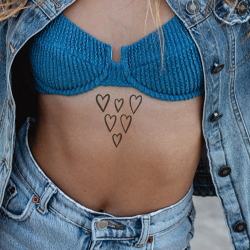 Tatouage coeur pour femme tattoo éphémère