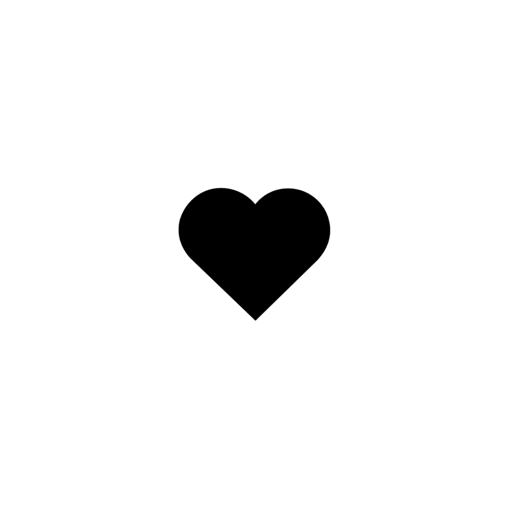 Tatouage ephemere coeur minimaliste