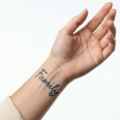 Tatouage ephemere family tattoo citation