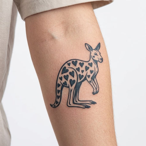 Kangaroo tattoo