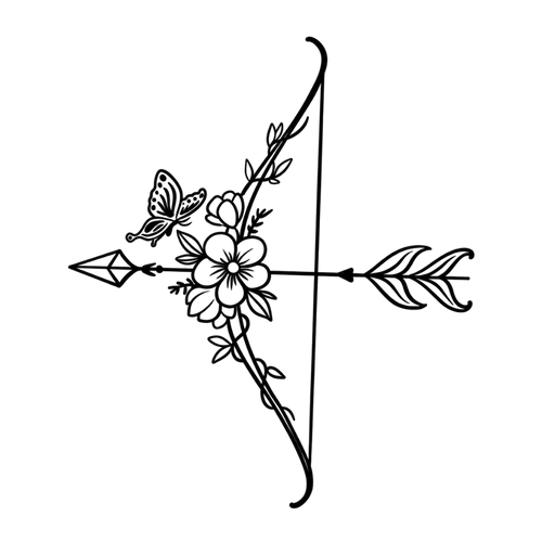 Flèche fleur