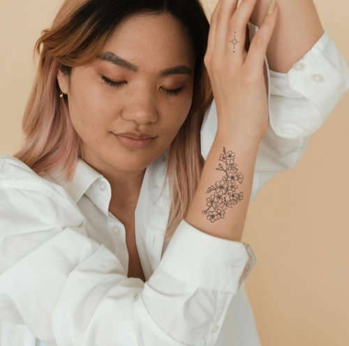 Cherry blossom tattoo