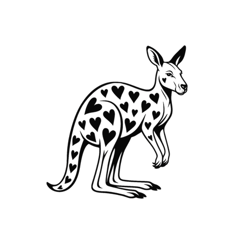 Kangaroo tattoo