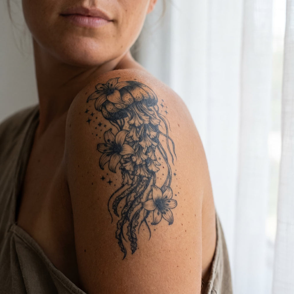 Jellyfish tattoo