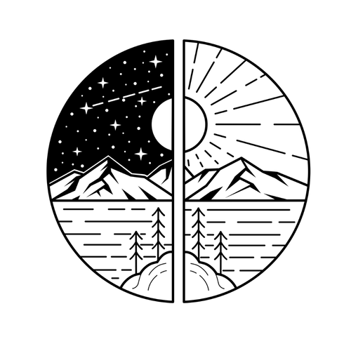 Montagne yin yang