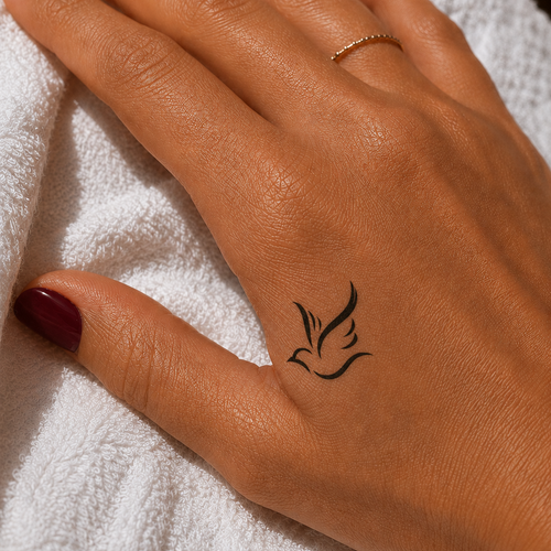 Colombe minimaliste