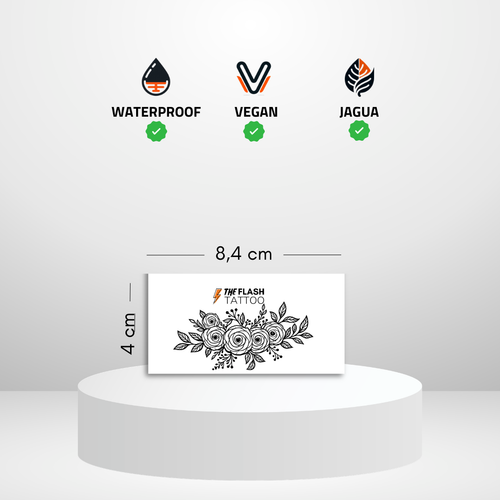 Tatouage couronne de roses