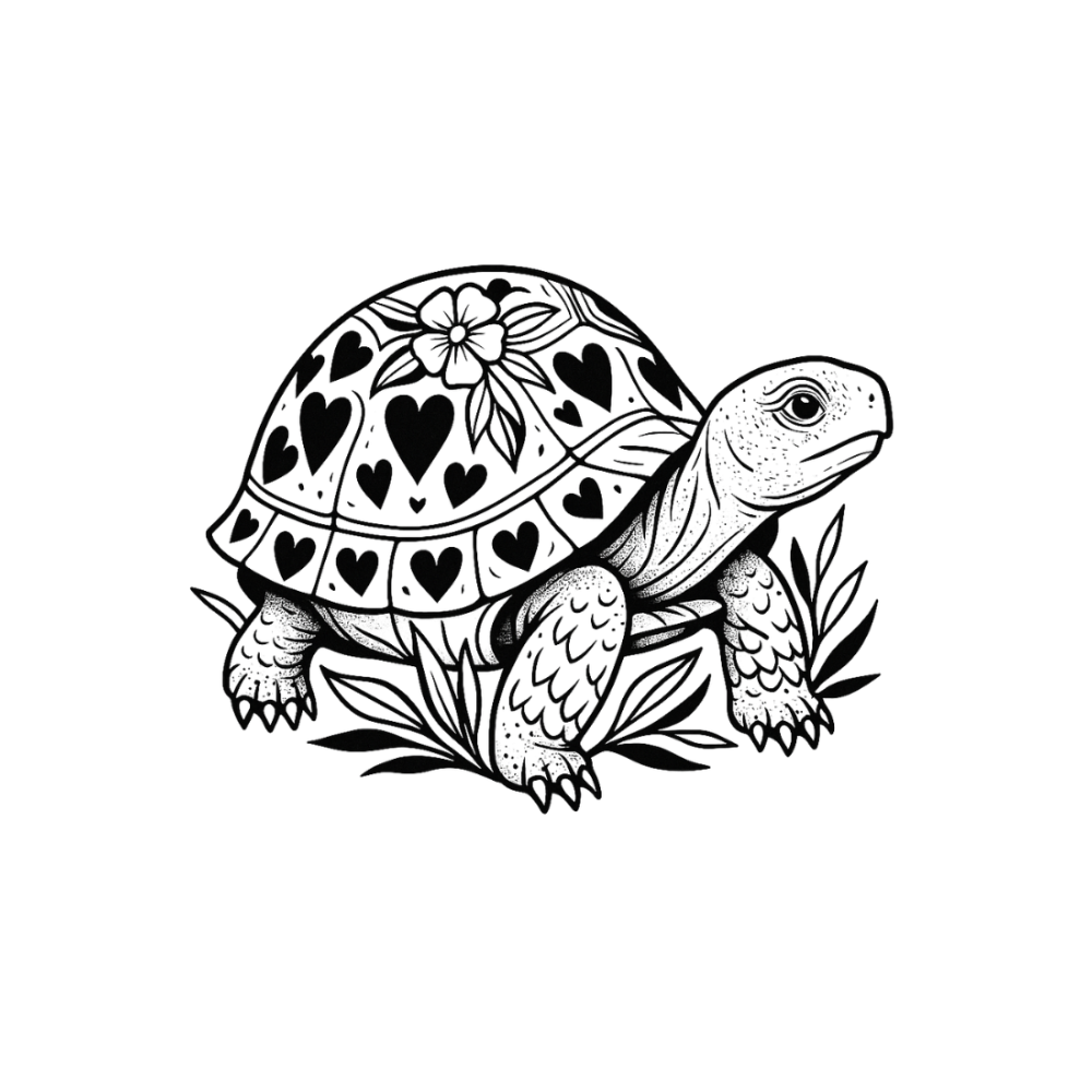 Tatouage tortue terrestre