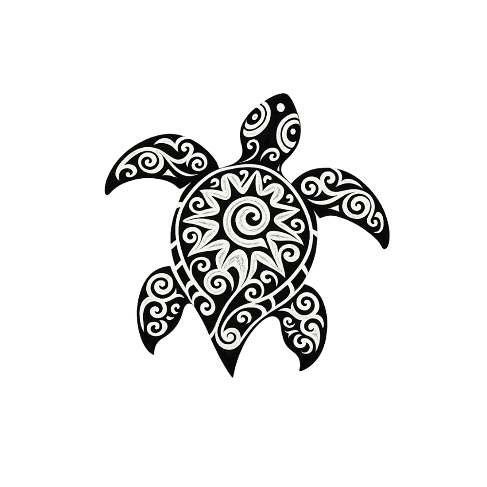 Tatouage tortue tribal