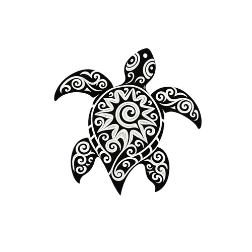 Tatouage tortue tribal